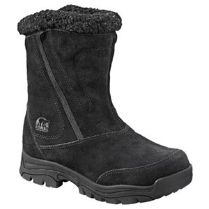 SOREL 'Water Fall' Black Suede Thinsulate Ultra Insulated Boots Women's Sz. 6